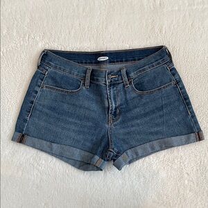 Old Navy Women's Dark Blue Denim Shorts